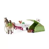 Veiksmo / nuotykių Schleich HORSE CLUB Saros stovyklavimo nuotykis