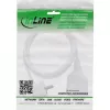 InLine maitinimo ilginimo laidas Type F kampinis, baltas, 7 m