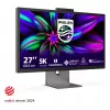 Philips Brilliance 27E3U7903/00 kompiuterio monitorius 68,6 cm (27 colių) 5120 x 2880 pikselių 5K Ultra HD LCD pilkas