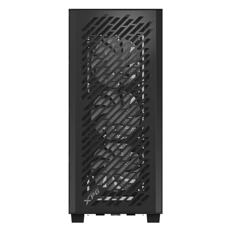 XPG VALOR AIR PRO vidutinio dydžio korpusas, Midi Tower, PC, juoda, ATX, EATX, micro ATX, Mini-ATX, SPCC, grūdintas stiklas, įvairiaspalvis