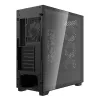 XPG VALOR AIR PRO vidutinio dydžio korpusas, Midi Tower, PC, juoda, ATX, EATX, micro ATX, Mini-ATX, SPCC, grūdintas stiklas, įvairiaspalvis