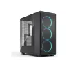 Fractal Design korpusas | Epoch XL | Juodas TG RGB šviesos atspalvis | ATX
