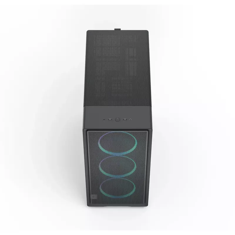 Fractal Design korpusas | Epoch XL | Juodas TG RGB šviesos atspalvis | ATX