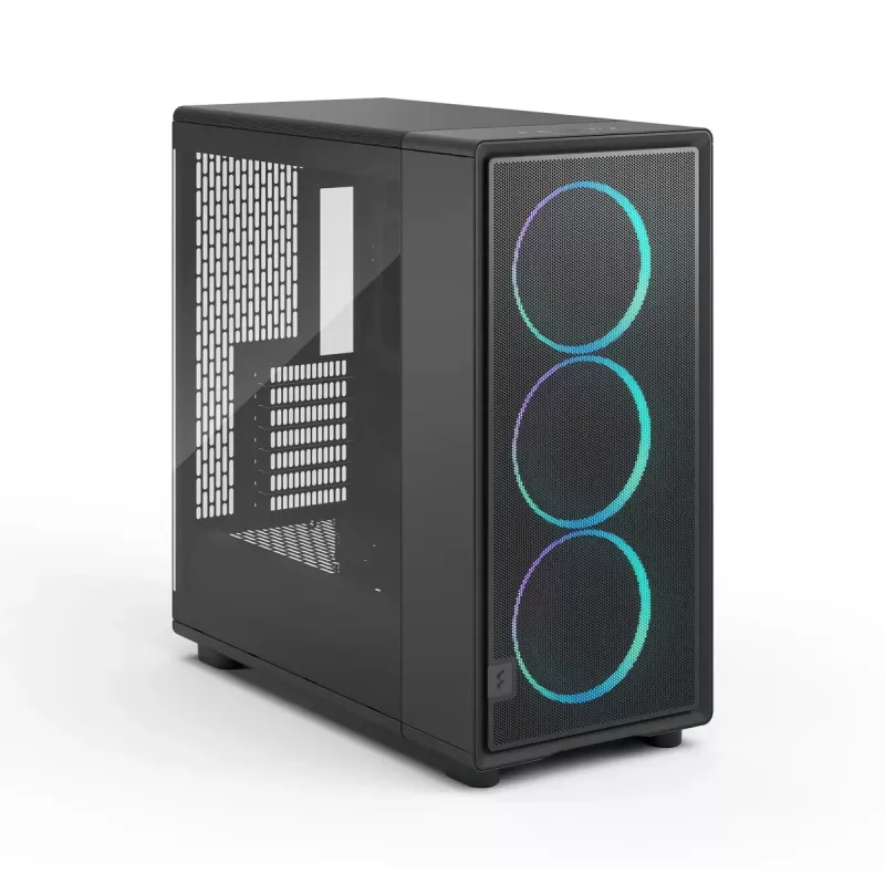 Fractal Design korpusas | Epoch XL | Juodas TG RGB šviesos atspalvis | ATX
