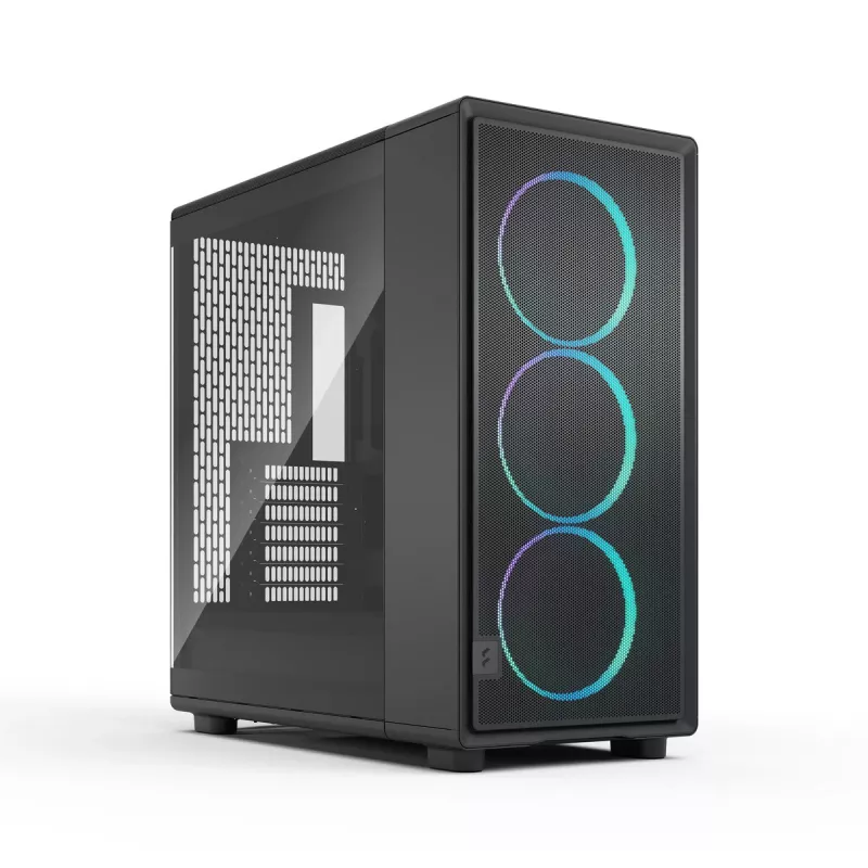Fractal Design korpusas | Epoch XL | Juodas TG RGB šviesos atspalvis | ATX