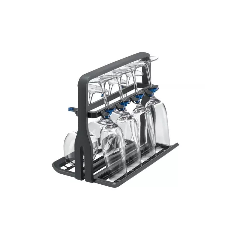 Vyno taurių laikiklis Electrolux 9029795540 — juodas, 8 taurėms, A260×P220×G330 mm
