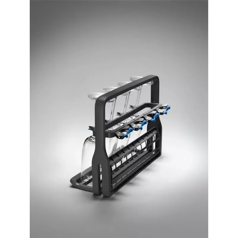 Vyno taurių laikiklis Electrolux 9029795540 — juodas, 8 taurėms, A260×P220×G330 mm