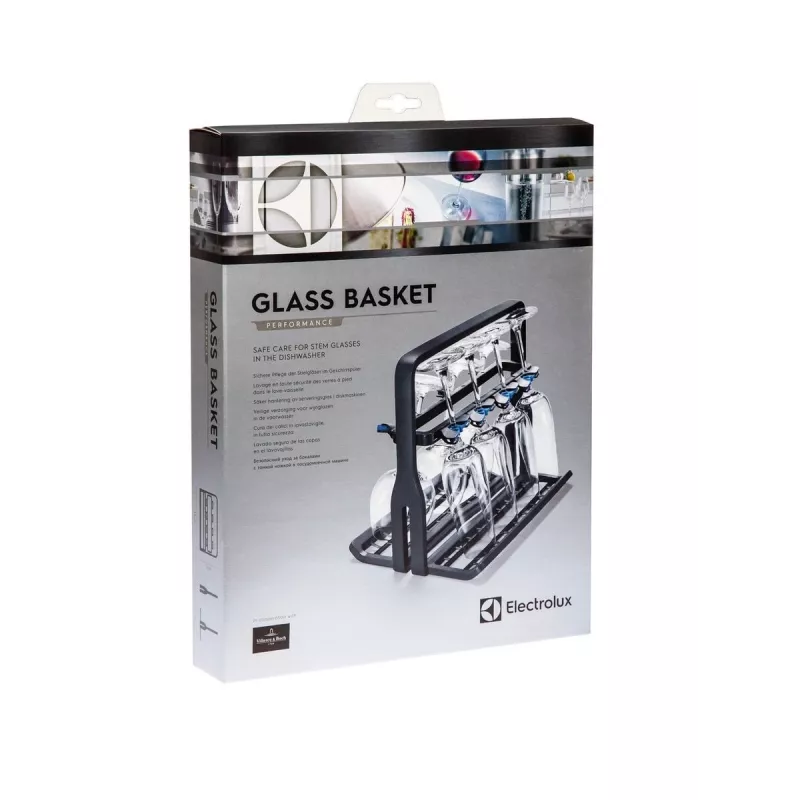 Vyno taurių laikiklis Electrolux 9029795540 — juodas, 8 taurėms, A260×P220×G330 mm