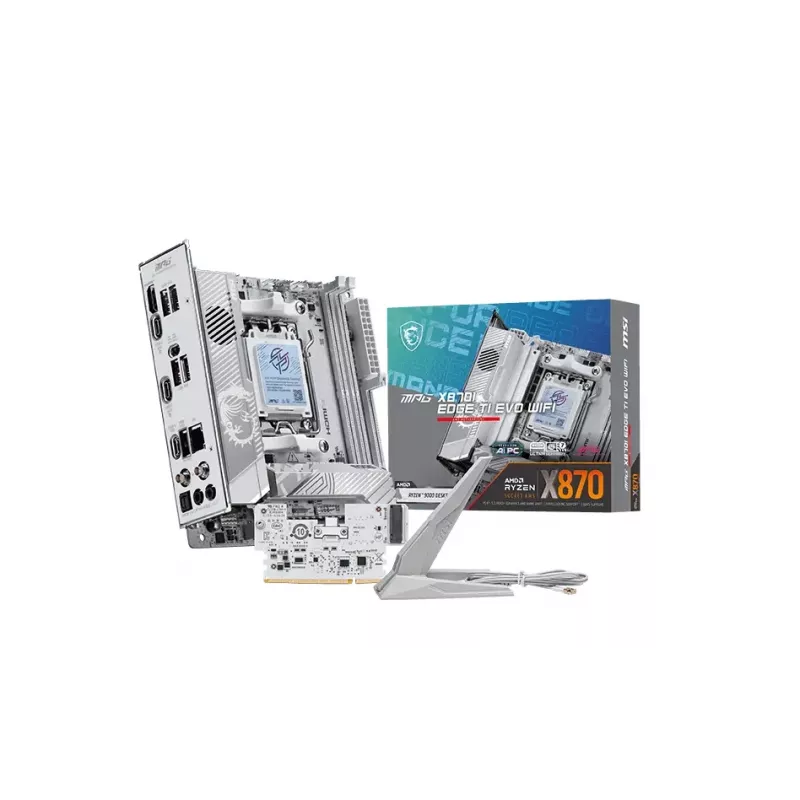 MSI MPG X870I EDGE TI EVO WIFI pagrindinė plokštė AMD X870 Socket AM5 mini ATX