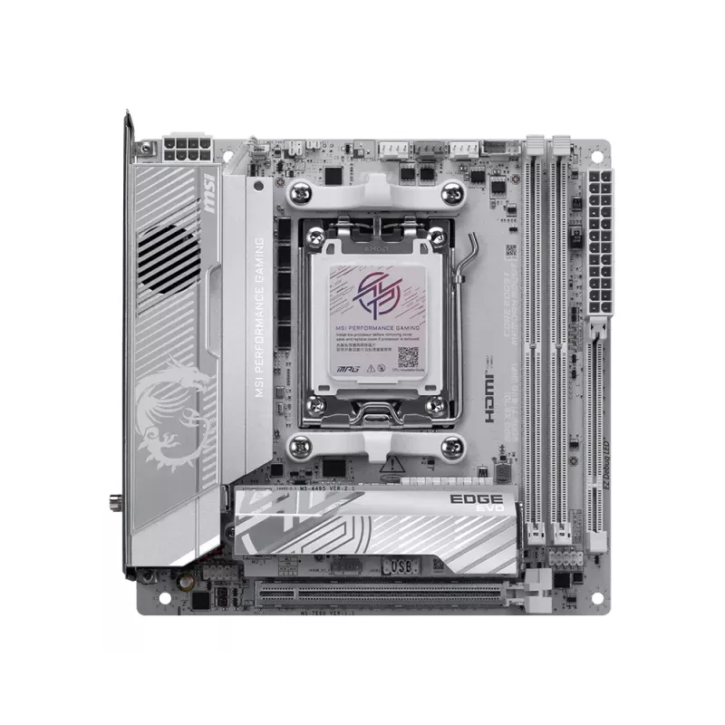 MSI MPG X870I EDGE TI EVO WIFI pagrindinė plokštė AMD X870 Socket AM5 mini ATX
