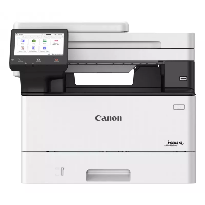 Daugiafunkcis lazerinis spausdintuvas Canon i-SENSYS MF465dw II — vienspalvis, A4, 1200 x 1200 DPI, 40 ppm, Wi‑Fi, dvipusė spauda