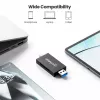 Manhattan USB-A / USB-C combo Multi-Card Reader/Writer, 5 Gbps (USB 3.2 Gen1 aka USB 3.0), Male to microSD and SD/MMC Slots, Mini Format, SuperSpeed USB, Windows or Mac, Juoda/Transparent, Three Year Warranty