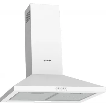 Gorenje KH60A F2LB WH WHC629E4W RL_G400, 450 m³/h, Recirkuliacinis / Su oro ištraukimu, C, A, B, 65 dB