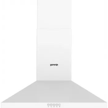 Gorenje KH60A F2LB WH WHC629E4W RL_G400, 450 m³/h, Recirkuliacinis / Su oro ištraukimu, C, A, B, 65 dB