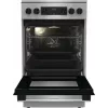 Gorenje GECS5C70XA viryklė Laisvai pastatoma viryklė Elektrinė Keraminė kaitlentė Nerūdijantis plienas
