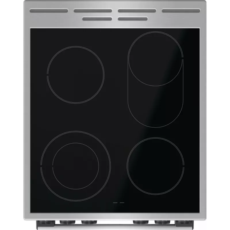 Gorenje GECS5C70XA viryklė Laisvai pastatoma viryklė Elektrinė Keraminė kaitlentė Nerūdijantis plienas