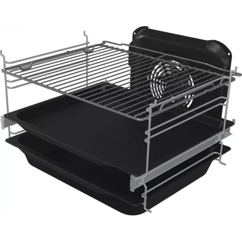 Gorenje GECS5C70XA viryklė Laisvai pastatoma viryklė Elektrinė Keraminė kaitlentė Nerūdijantis plienas