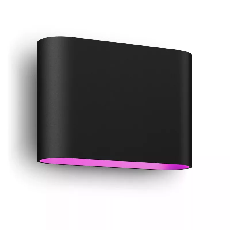 Sieninis šviestuvas Philips Hue Dymera juodas LED vidaus/lauko 160 mm, 220–240V