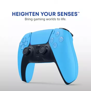 Žaidimų pultelis Sony DualSense v3 Mėlynas — Bluetooth/USB, USB-C, įmontuota baterija, suderinamas su PlayStation 5