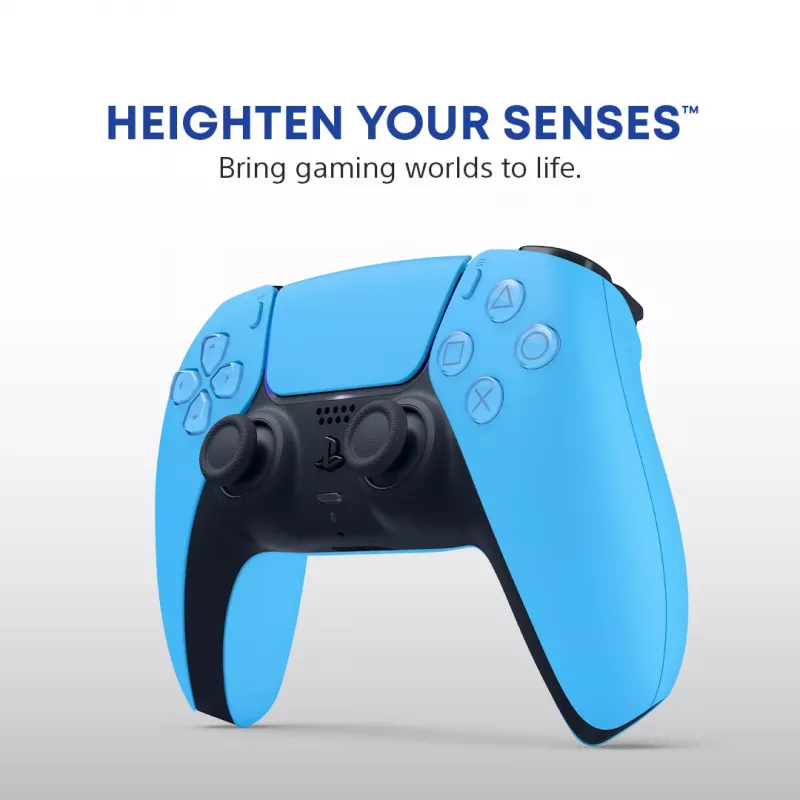 Žaidimų pultelis Sony DualSense v3 Mėlynas — Bluetooth/USB, USB-C, įmontuota baterija, suderinamas su PlayStation 5