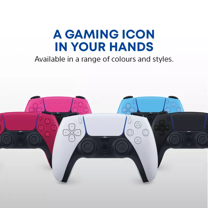 Žaidimų pultelis Sony DualSense v3 Mėlynas — Bluetooth/USB, USB-C, įmontuota baterija, suderinamas su PlayStation 5