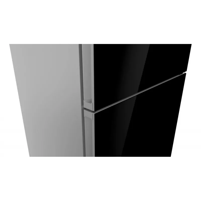 Bosch Serie 6 KGN49LBCF šaldytuvas-šaldiklis Pastatomas 440 L Juoda