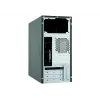 PC korpusas CHIEFTEC ATX Mini-Tower Alu Brossé SECC juodas — Micro ATX, 2×3,5 colio lizdai, 2×5,25 colio lizdai, USB2.0+2×USB3.2 Gen1