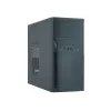 PC korpusas CHIEFTEC ATX Mini-Tower Alu Brossé SECC juodas — Micro ATX, 2×3,5 colio lizdai, 2×5,25 colio lizdai, USB2.0+2×USB3.2 Gen1