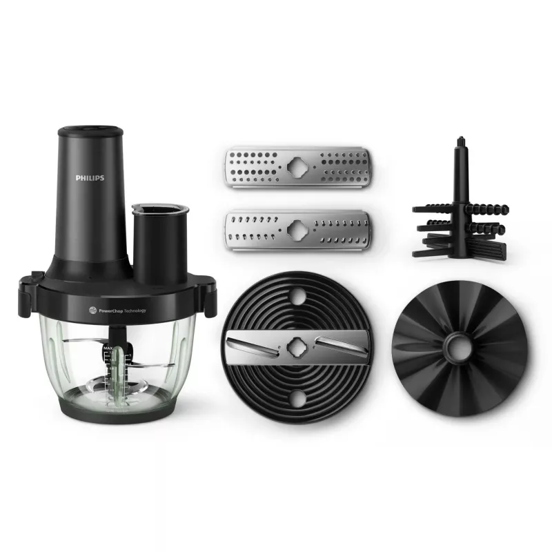Philips 5000 serijos HR1507/00 elektrinis smulkintuvas 2 L 650 W juoda