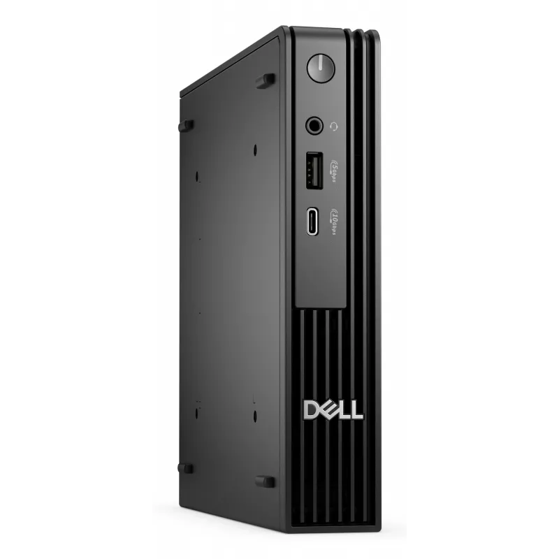 Mini kompiuteris Dell Pro QCM1255 — AMD Ryzen 5 PRO 8500GE, 3,7 GHz (iki 5 GHz), 16 GB DDR5, 512 GB SSD, Windows 11 Pro, mikrokompiuteris, juodas