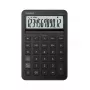 Stalinis skaičiuotuvas CASIO MS-200DQ — Pagrindinis, 12 skaitmenų, baterija/saulės energija, mokesčių ir pelno funkcijos, juodas