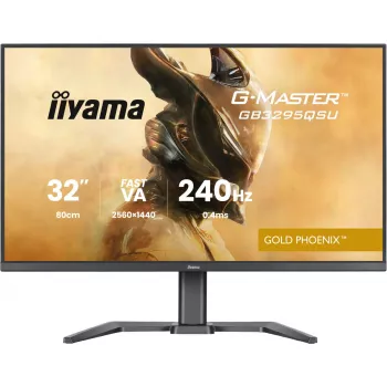 Kompiuterio monitorius IIYAMA G-MASTER GB3295QSU-B1 31,5 colio (80 cm) Quad HD 2560x1440 LED, garsiakalbiai, USB 3.2 šakotuvas, aukščio reguliavimas, VESA