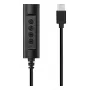 Sandberg Headset USB-C Controller, 1,5 m, Valdiklis, 25 g, Juoda