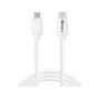 Sandberg USB-C>MicroUSB įkrovimo laidas 1 m, 1 m, USB C, Micro-USB B, baltas
