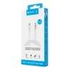 Sandberg USB-C>MicroUSB įkrovimo laidas 1 m, 1 m, USB C, Micro-USB B, baltas