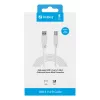 Sandberg USB 3.0 A-B laidas 1,8 m, 1,8 m, USB A, USB B, USB 3.2 Gen 1 (3.1 Gen 1), 5 Gbit/s, Balta