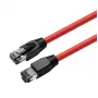 Microconnect MC-SFTP801R tinklo kabelis Raudonas 1 m Cat8.1 S/FTP (S-STP)