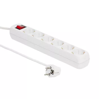 Microconnect GRU0063W maitinimo ilgintuvas 3 m 6 kintamosios srovės lizdai (-ų) Vidaus Balta