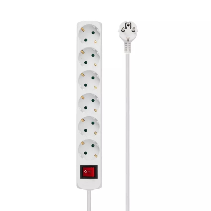 Microconnect GRU0063W maitinimo ilgintuvas 3 m 6 kintamosios srovės lizdai (-ų) Vidaus Balta