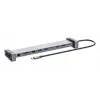 Manhattan USB-C dokas / stotelė su kortelių skaitytuvu ir MST, prievadai (x7): Ethernet, HDMI (x2 4k@60Hz), USB-A (x3) ir USB-C, su energijos tiekimu (PD) 100W - reikalingas išorinis USB-C įkroviklis (nepridedamas). Maitinamas per USB (nereikalingas išorinis maitinimo šaltinis), kai PD nenaudojamas