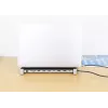Manhattan USB-C dokas / stotelė su kortelių skaitytuvu ir MST, prievadai (x7): Ethernet, HDMI (x2 4k@60Hz), USB-A (x3) ir USB-C, su energijos tiekimu (PD) 100W - reikalingas išorinis USB-C įkroviklis (nepridedamas). Maitinamas per USB (nereikalingas išorinis maitinimo šaltinis), kai PD nenaudojamas