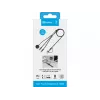 „Sandberg“ 3 viename kelioninis įkrovimo laidas 100 W, 1,2 m, USB A/USB C, juodas