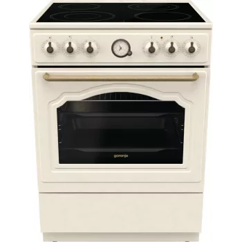 Gorenje GECS6B70CLI Laisvai pastatoma viryklė Keraminė kaitlentė Smėlio spalva