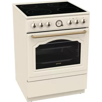 Gorenje GECS6B70CLI Laisvai pastatoma viryklė Keraminė kaitlentė Smėlio spalva