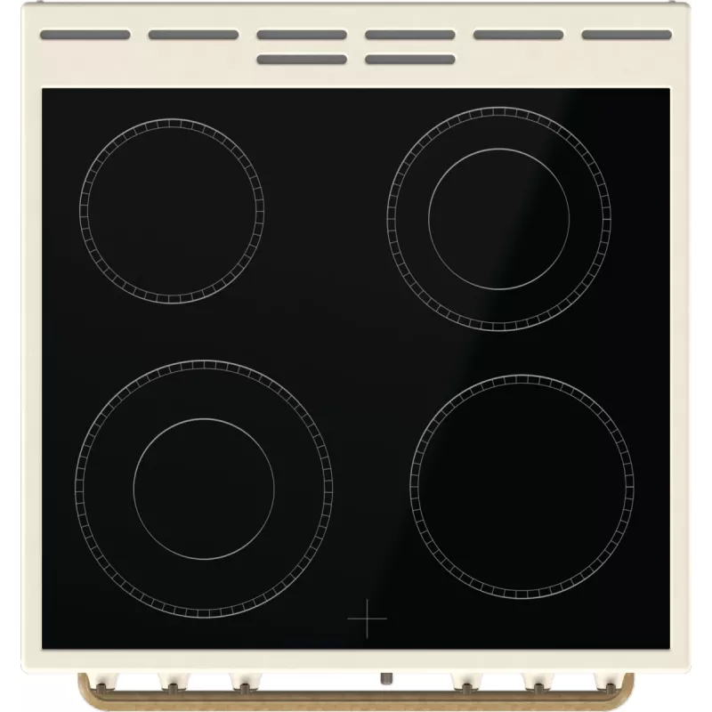 Gorenje GECS6B70CLI Laisvai pastatoma viryklė Keraminė kaitlentė Smėlio spalva