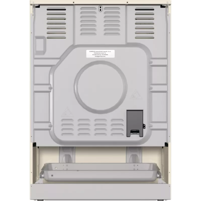 Gorenje GECS6B70CLI Laisvai pastatoma viryklė Keraminė kaitlentė Smėlio spalva
