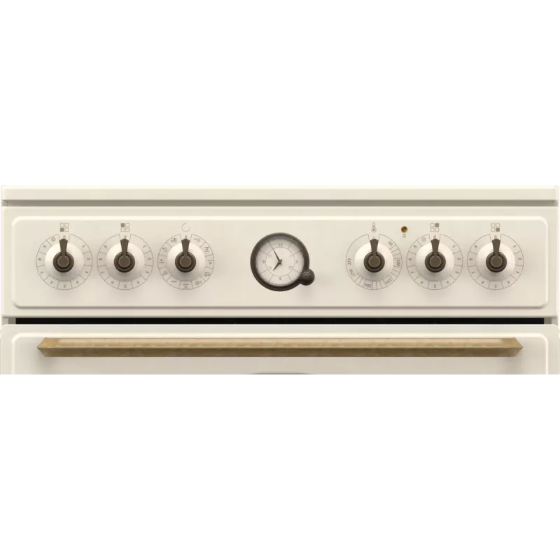 Gorenje GECS6B70CLI Laisvai pastatoma viryklė Keraminė kaitlentė Smėlio spalva