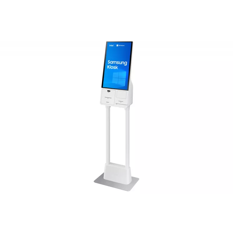 Samsung KM24C-C kiosko dizaino 61 cm (24 colių) LED 250 cd/m² Full HD baltas jutiklinis ekranas įmontuotas procesorius Windows 10 IoT Enterprise 16/7