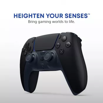 Žaidimų pultas Sony DualSense v3 Juoda — „Bluetooth“/USB, PS5, įmontuota baterija, USB-C, laidinis ir belaidis