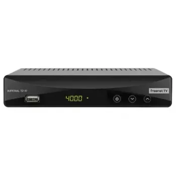 Skaitmeninis imtuvas DigitalBox IMPERIAL T2 IR Juoda
